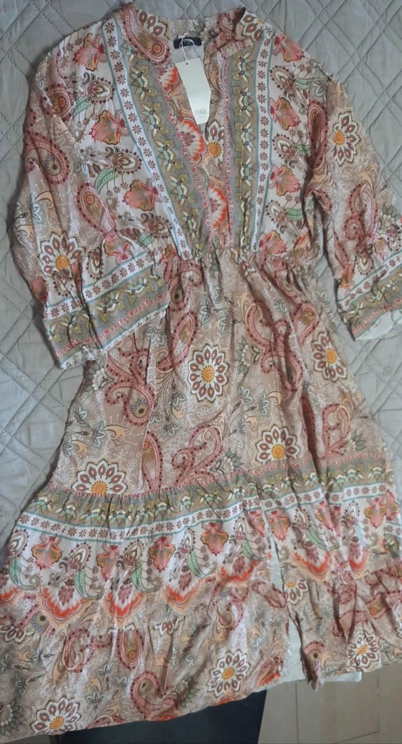 Vestido - Etnico - Pink